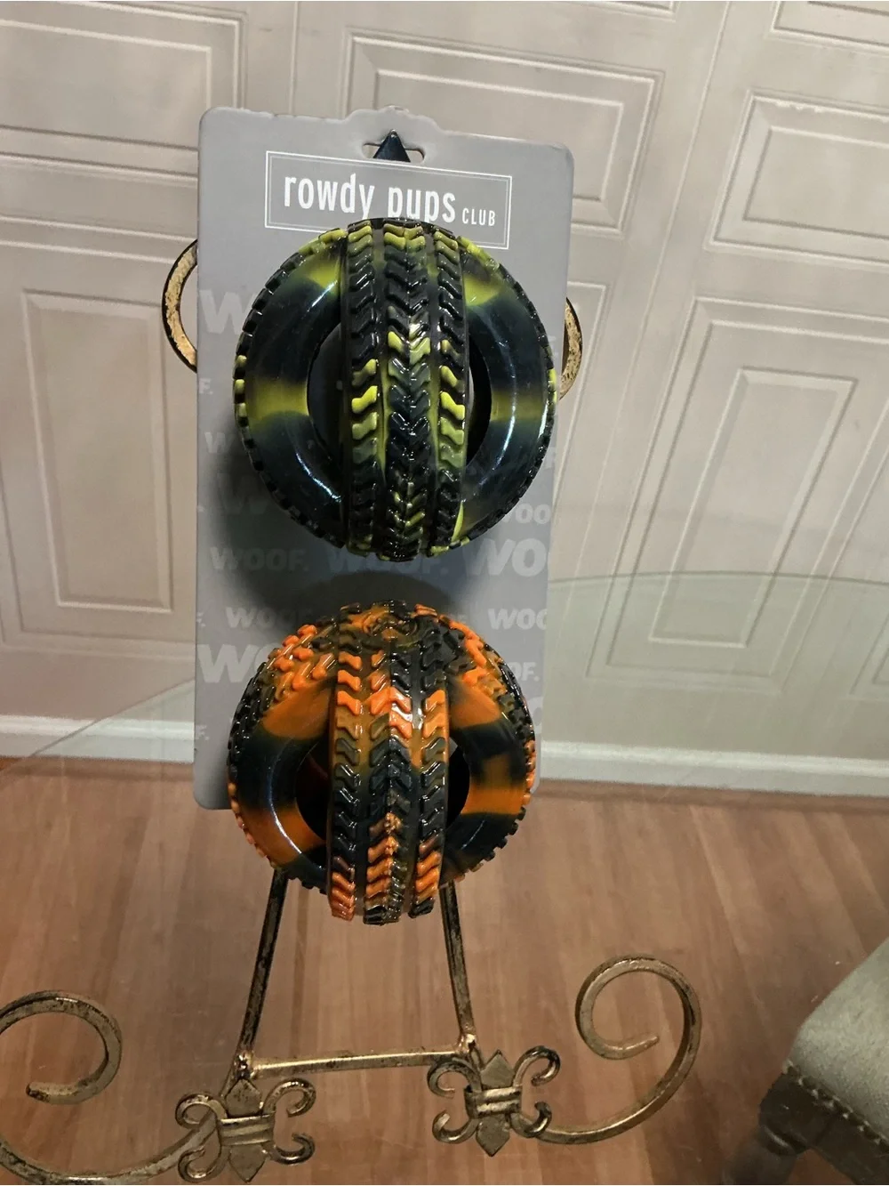 Rowdy Pups Set Of 2 Splatter Cage Ball Dog You With Vanella Scented  3”